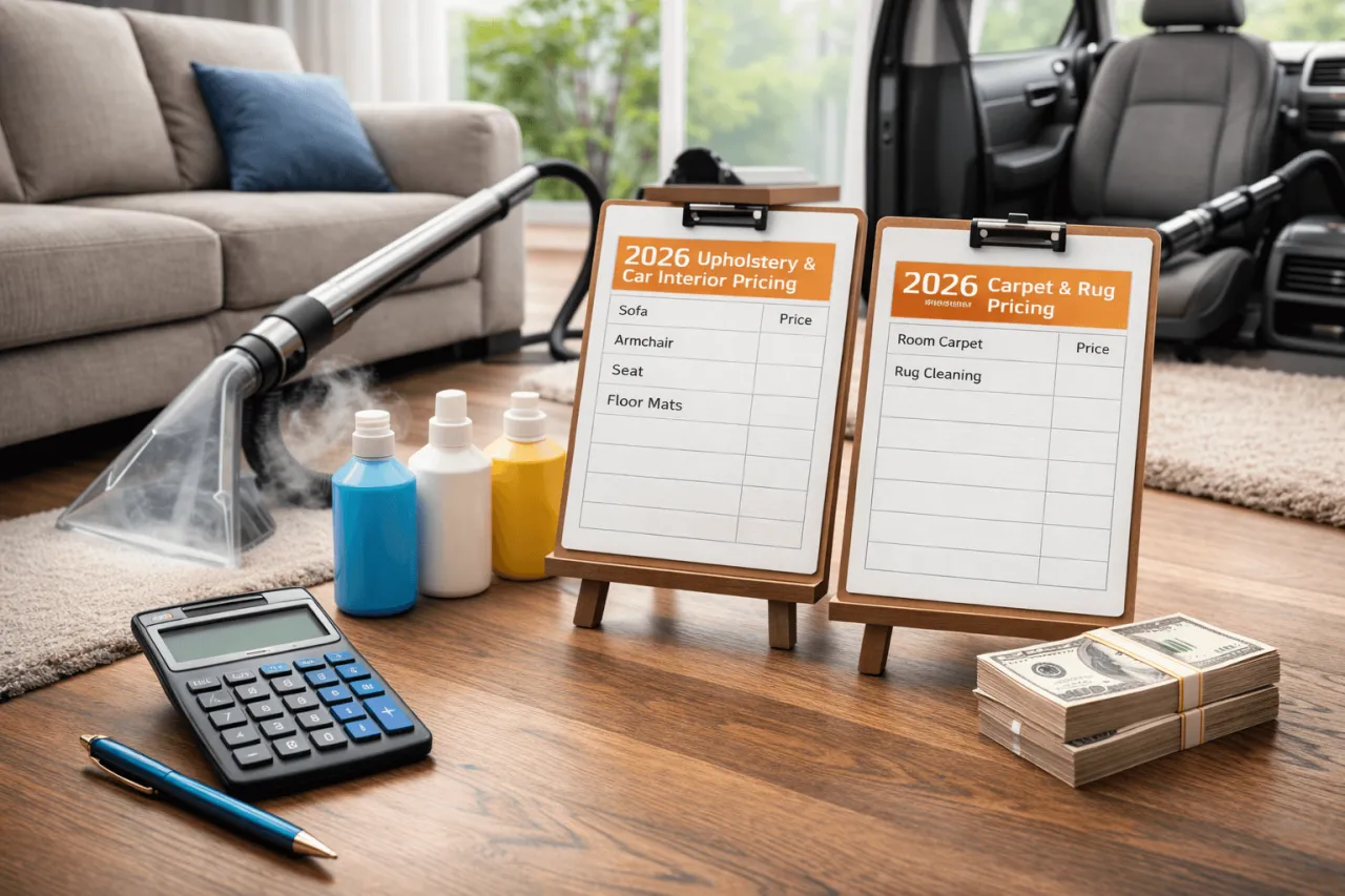 Cennik prania kanapy 2026