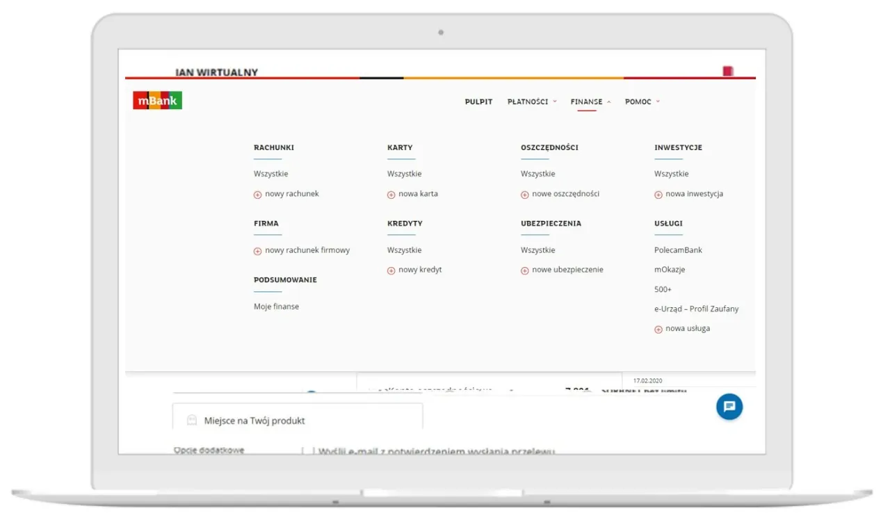 mBank zaufane urządzenia lista w serwisie transakcyjnym