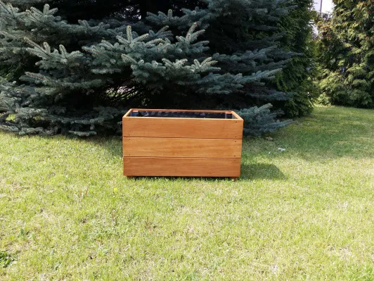 donice z drewna egzotycznego aranżacje