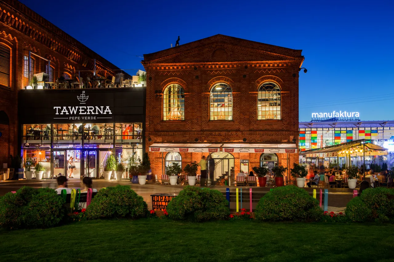 Manufaktura Ł&oacute;dź restauracje