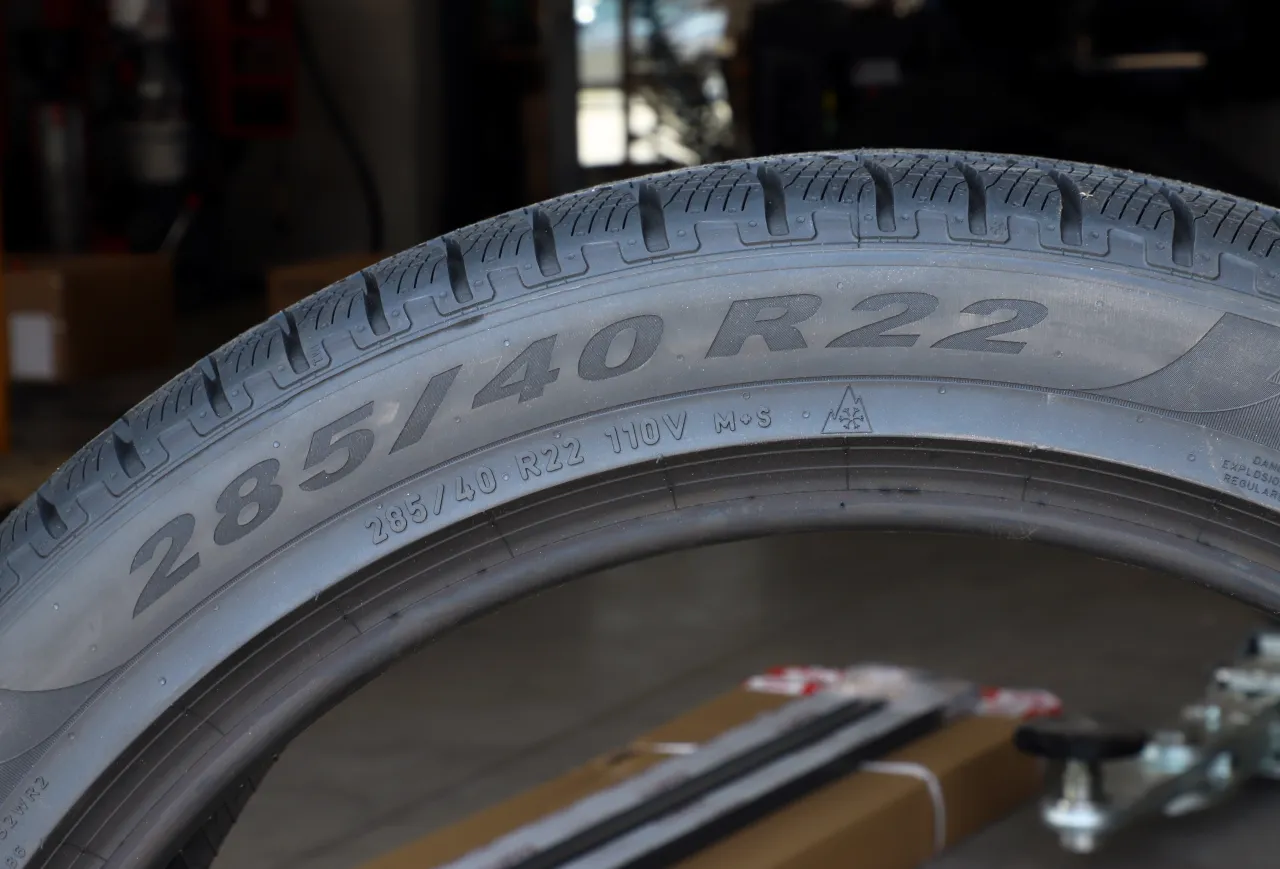 opona z nieprawidłowym indeksem