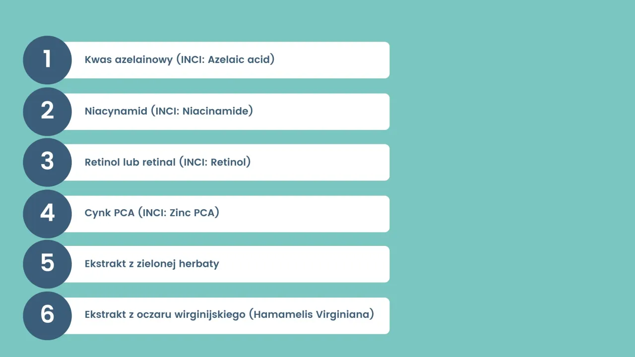 składniki aktywne kosmetyk&oacute;w witamina c retinol niacynamid