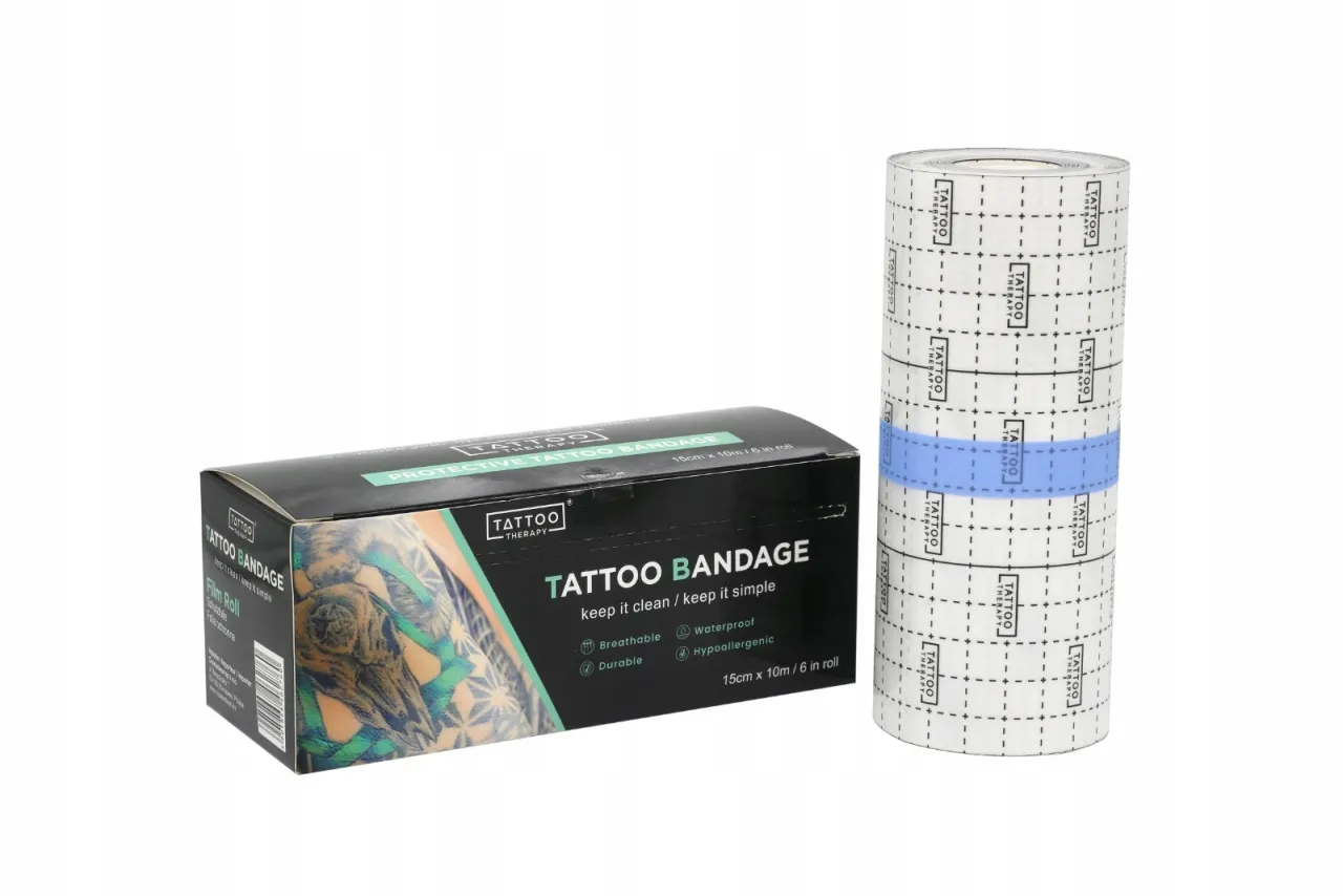 świeży tatuaż opatrunek folia second skin