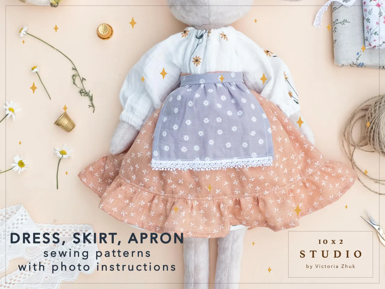 ubranka dla lalek Tilda inspiracje