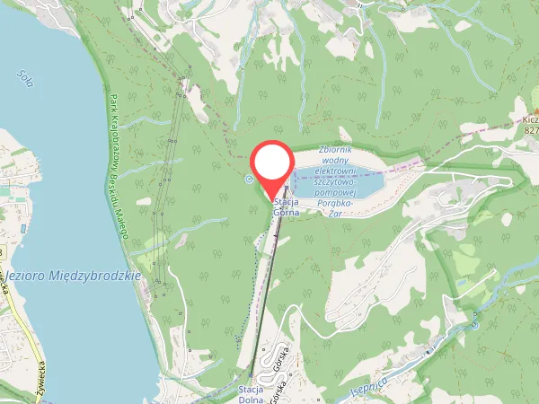 Góra Żar mapa dojazdu