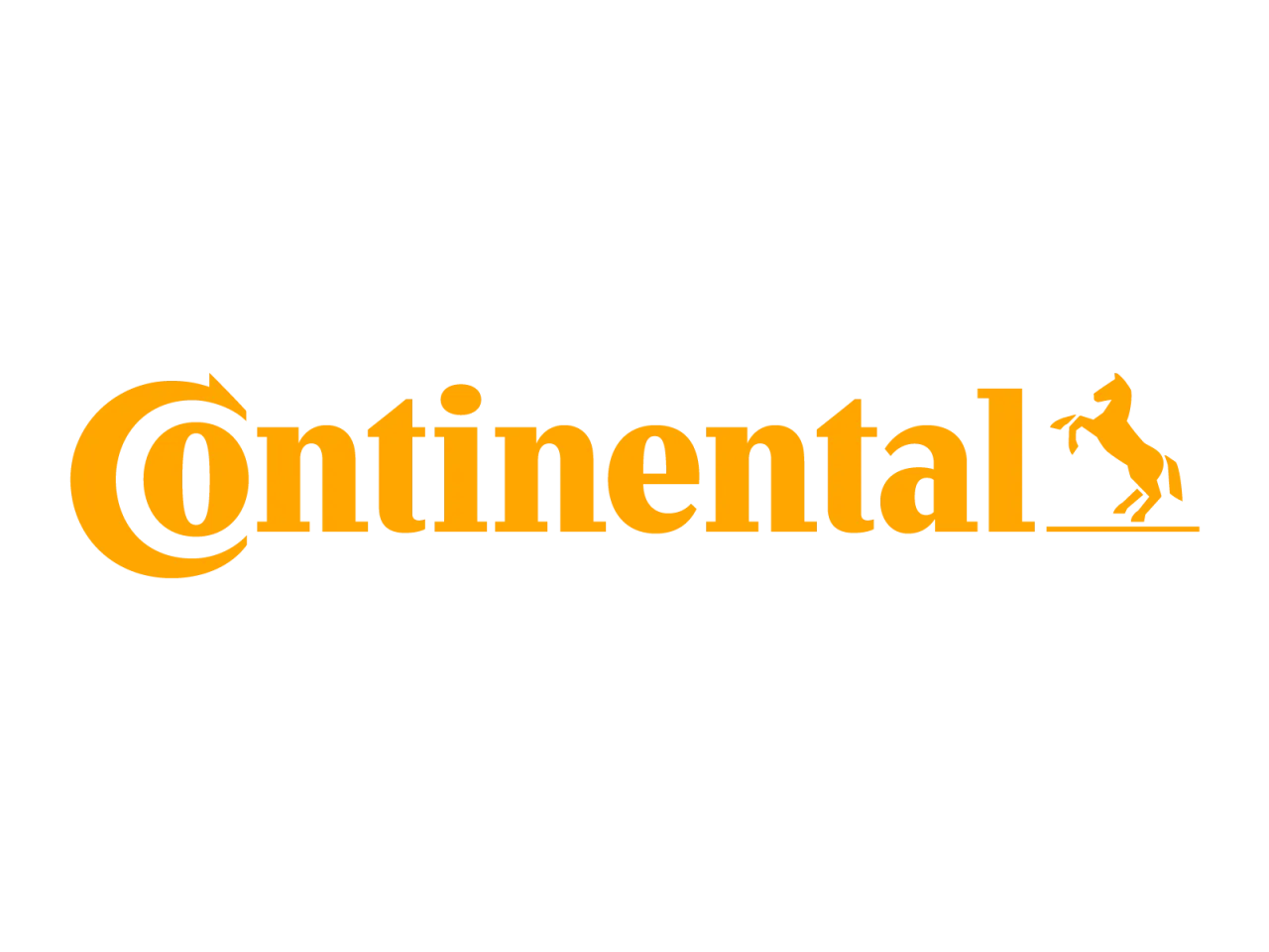 Logo Continental, znanej firmy, która produkuje opony.