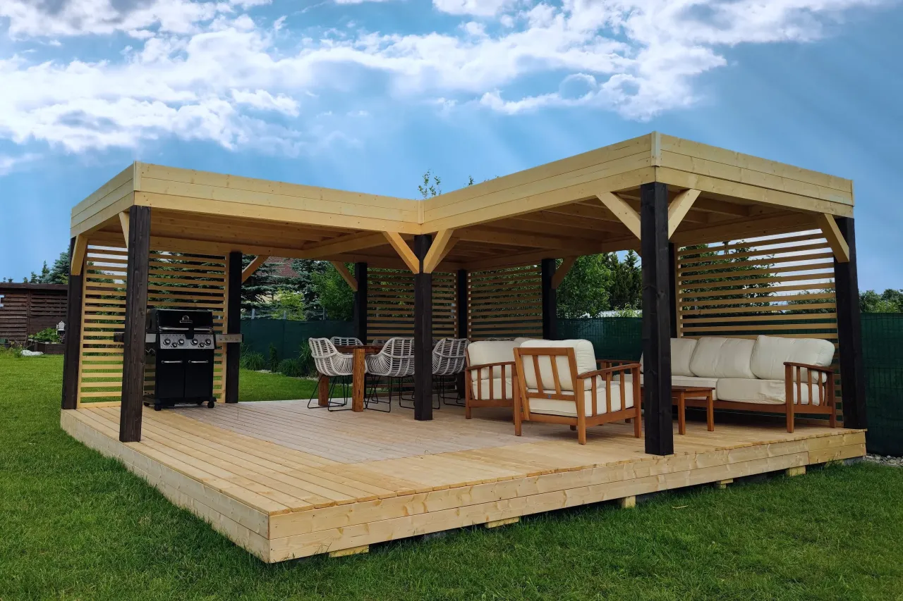 różne pokrycia dachowe altan