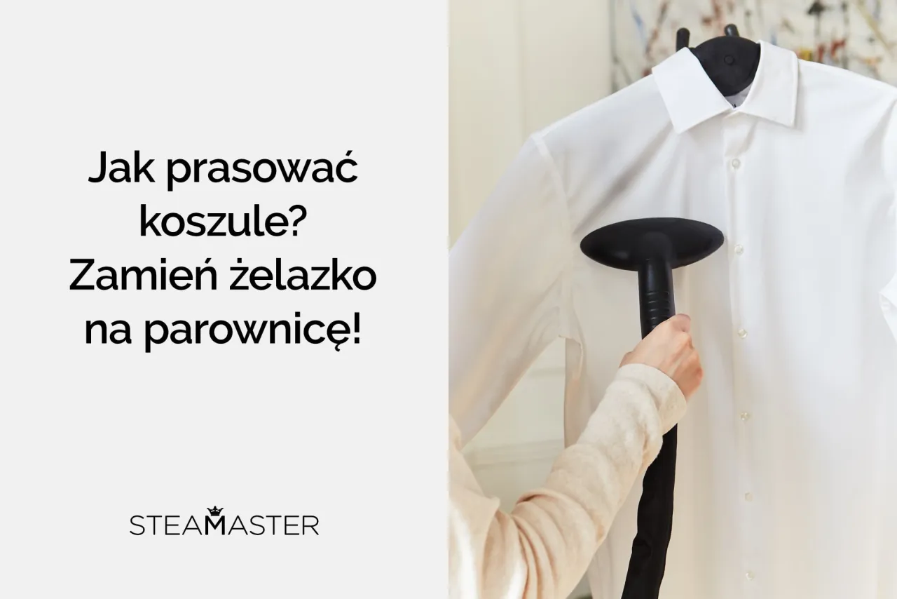 jak prasować koszulę krok po kroku infografika