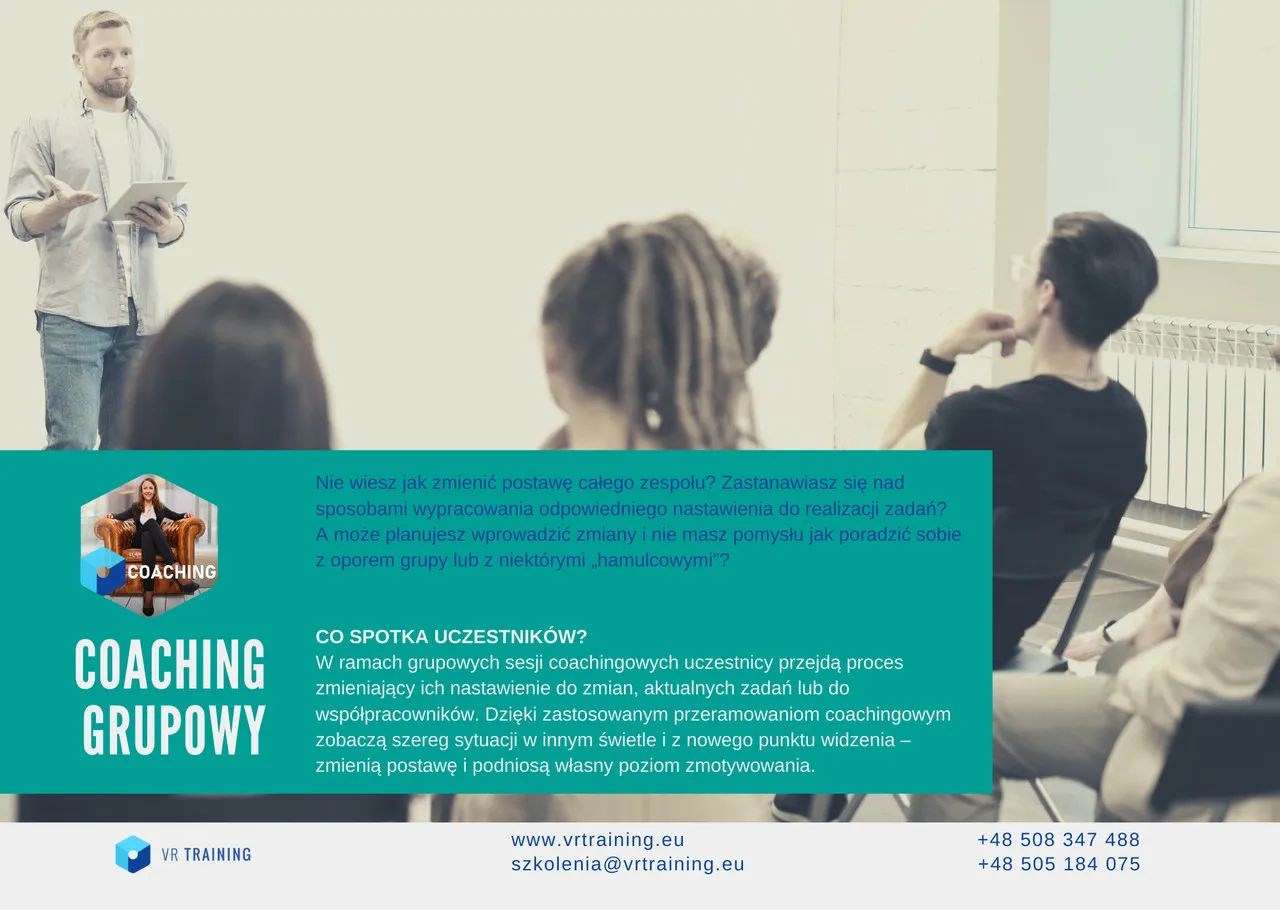różne formy zajęć samorozwojowych: warsztaty grupowe, kurs online, sesja coachingowa