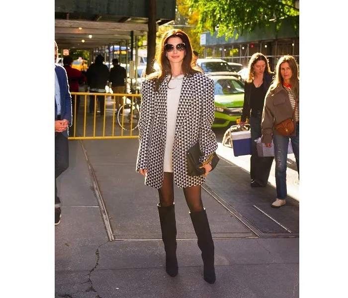 Eleganckie stylizacje z marynarką oversize