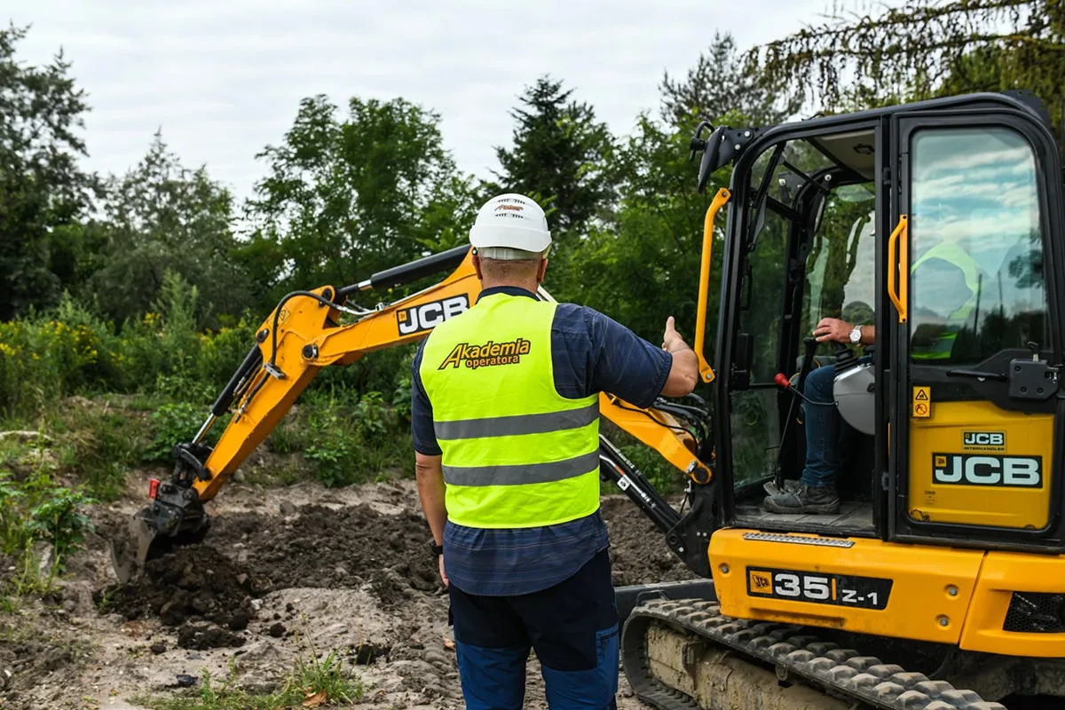 kurs operatora koparki, egzamin na koparkę