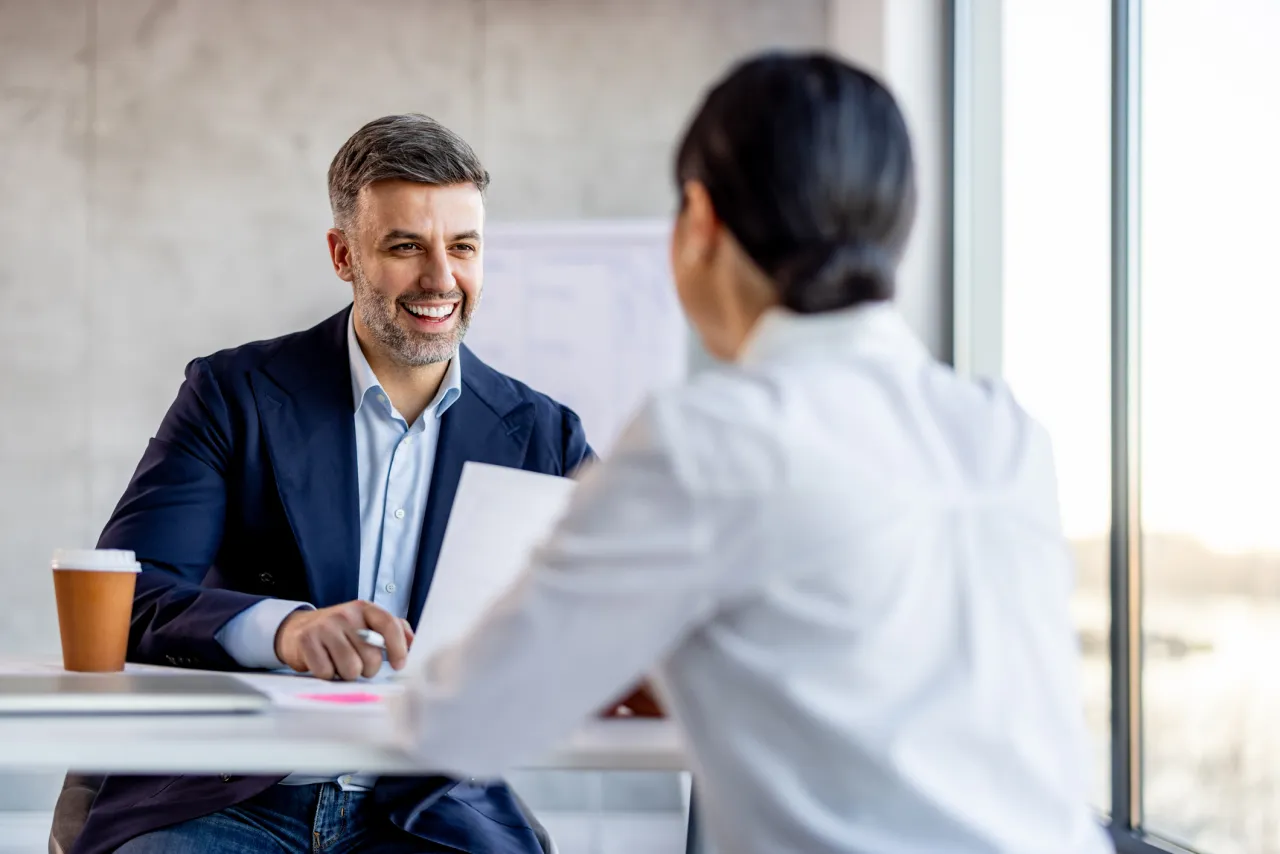 rozmowa o feedbacku po stażu