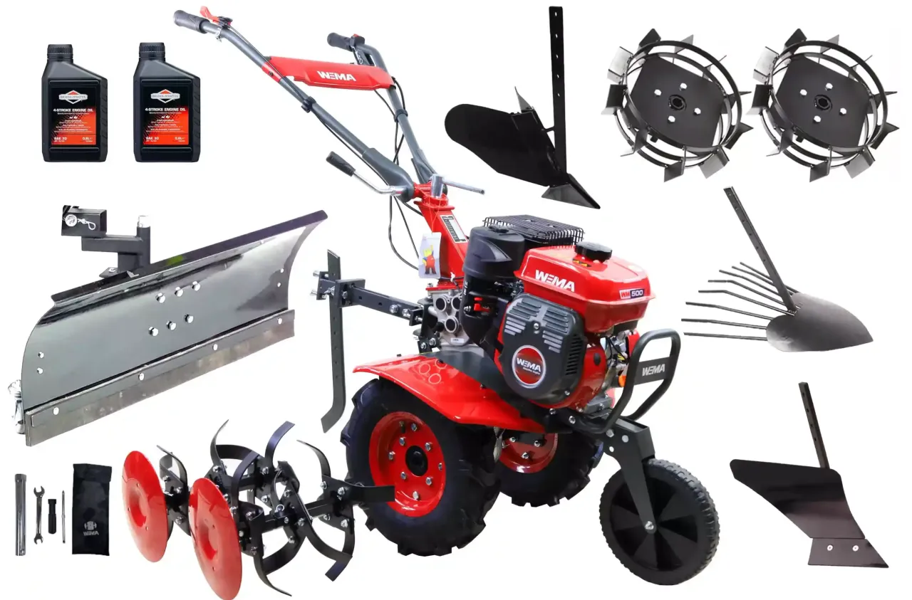 Glebogryzarka spalinowa w pracy