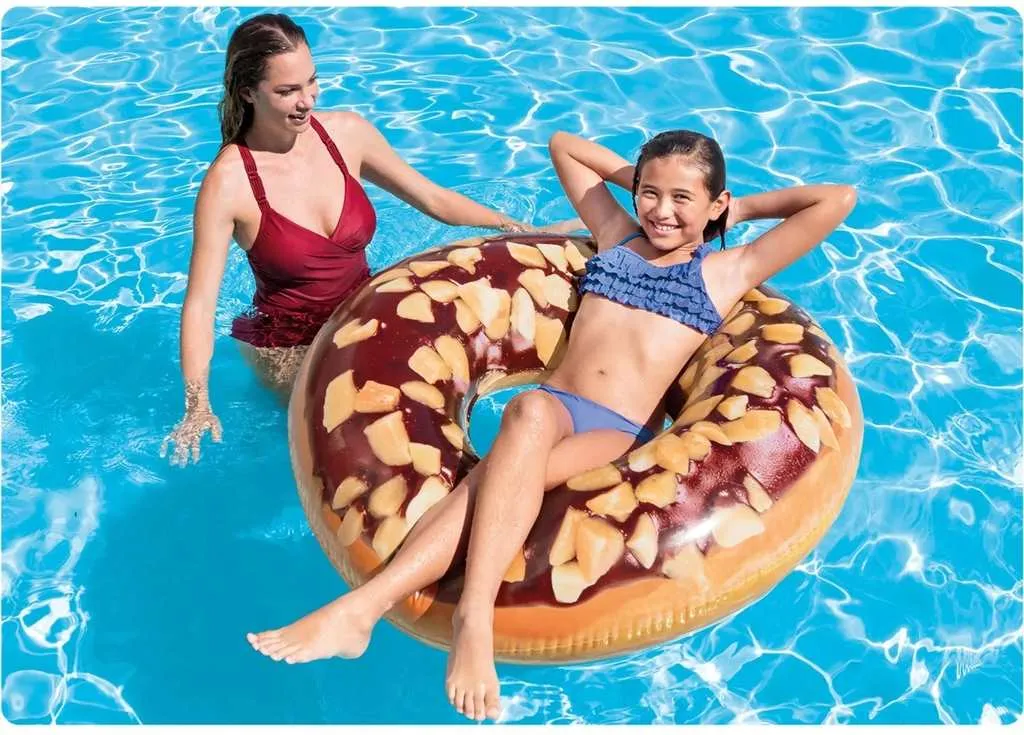 koła do pływania intex dla dorosłych donut opona flaming