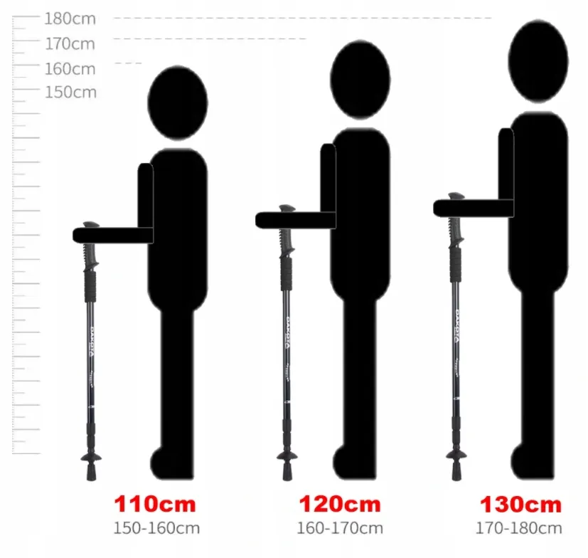 budowa kijka trekkingowego, części kijk&oacute;w trekkingowych