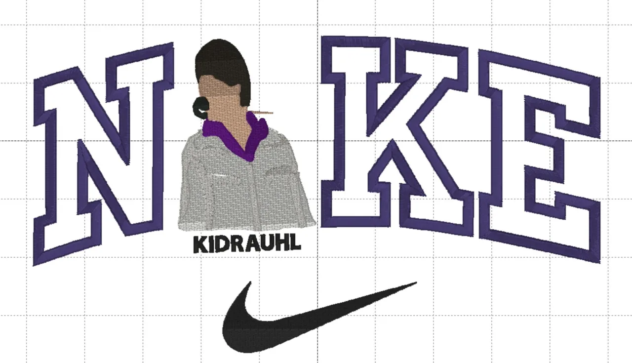 oryginalne logo nike swoosh haft nadruk podróbka