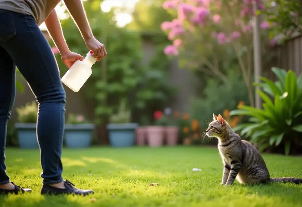 Zdjęcie Skuteczne metody na odstraszenie kotów z ogrodu według forumowy poradników