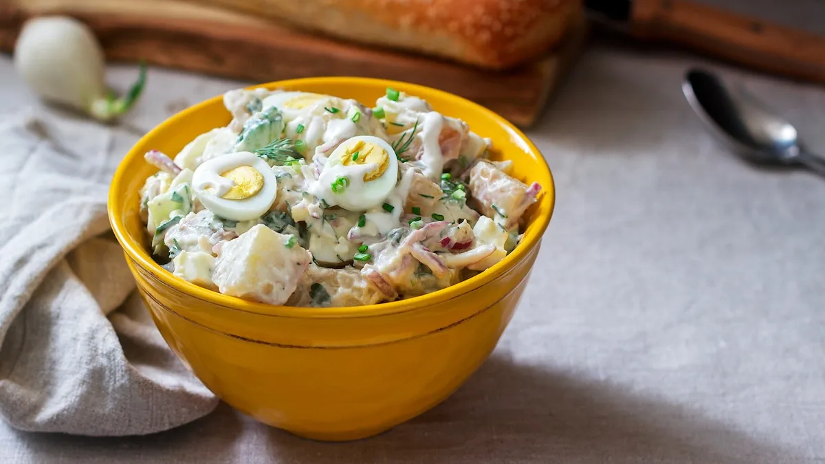 Zdjęcie Deliciosa ensalada de atún con huevo: receta fácil y rápida para disfrutar