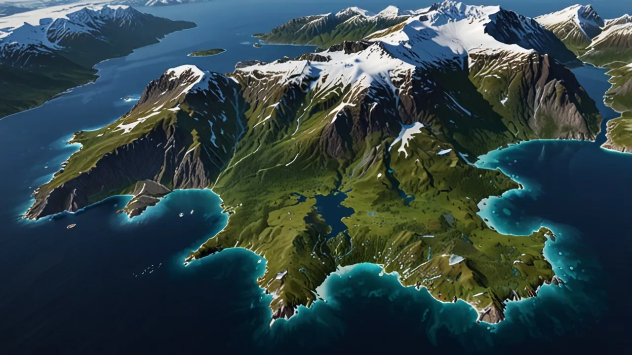 Zdjęcie Norwegia na mapie - Poznaj położenie i geografię tego pięknego kraju