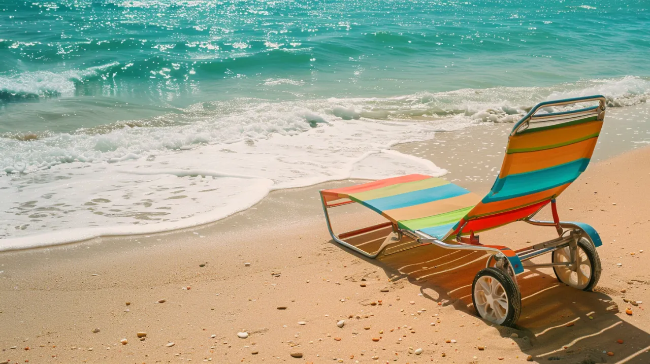 Zdjęcie Leżak na kółkach – idealny wybór na plażę, co warto wiedzieć przed zakupem?