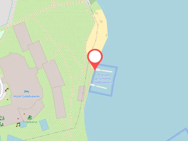 Hotel Gołębiewski Mikołajki atrakcje mapa