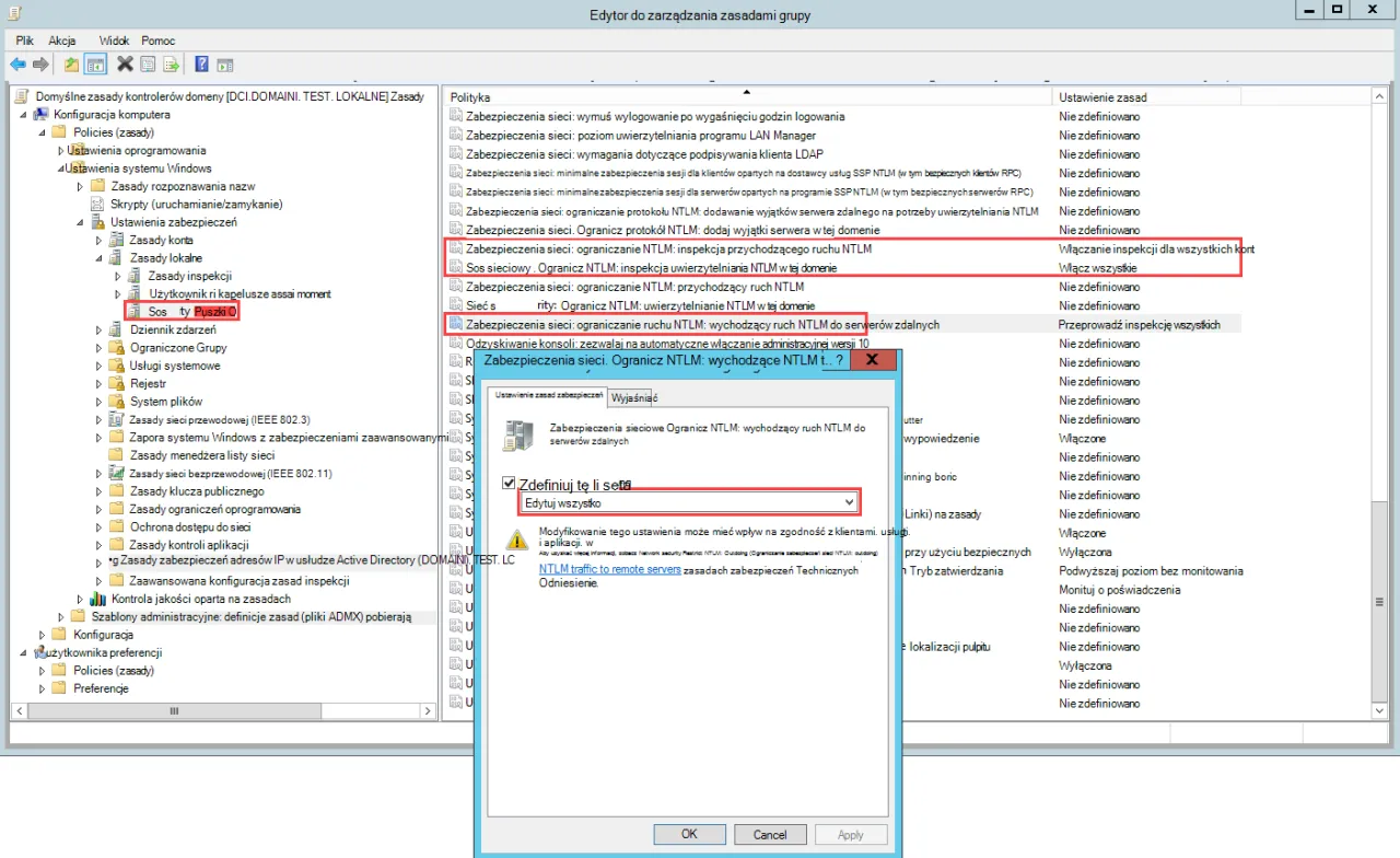 Podgląd zdarzeń Windows PrintService
