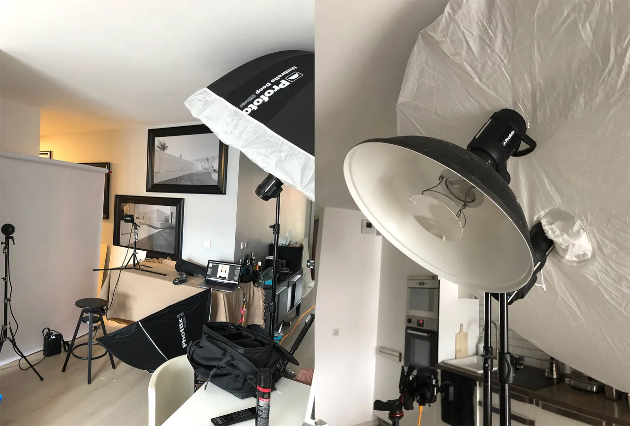 domowe studio zdjęcie paszportowe, idealne tło i oświetlenie