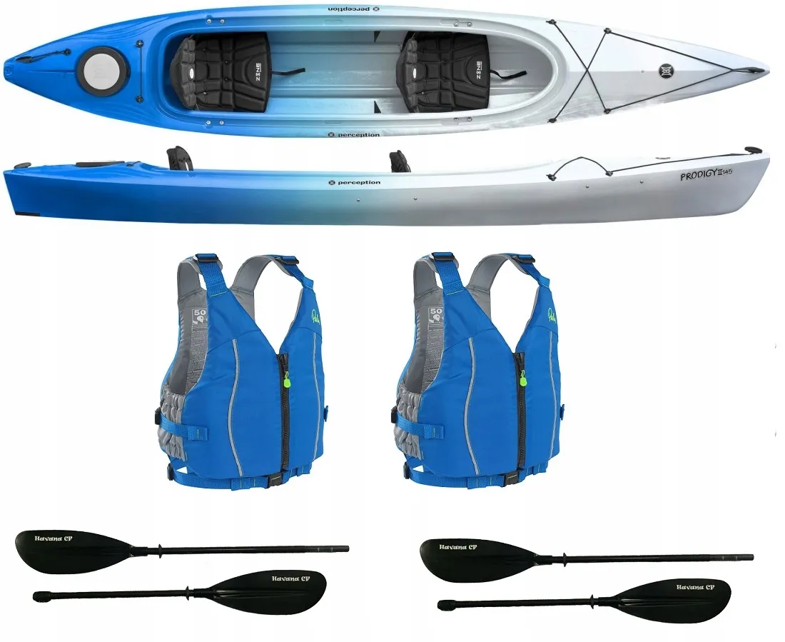 sprzęt kajakowy kamizelka wiosła