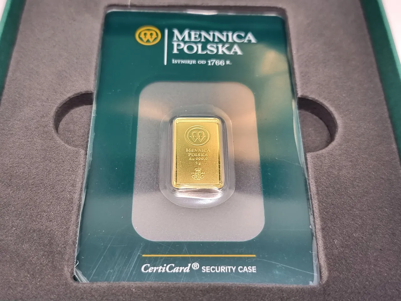 Sztabka złota 999,9