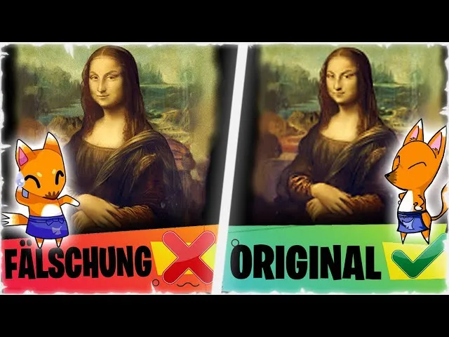 Animal Crossing New Horizons Reiner Gemälde Original Fälschung Vergleich