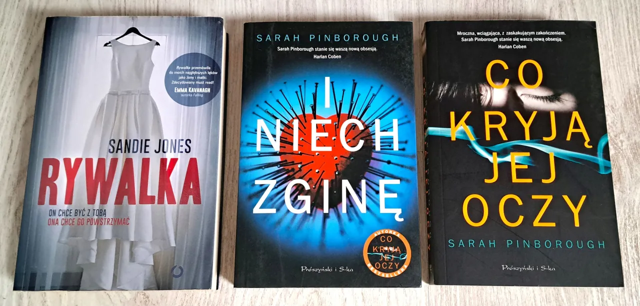 Co kryją jej oczy książka okładka Sarah Pinborough