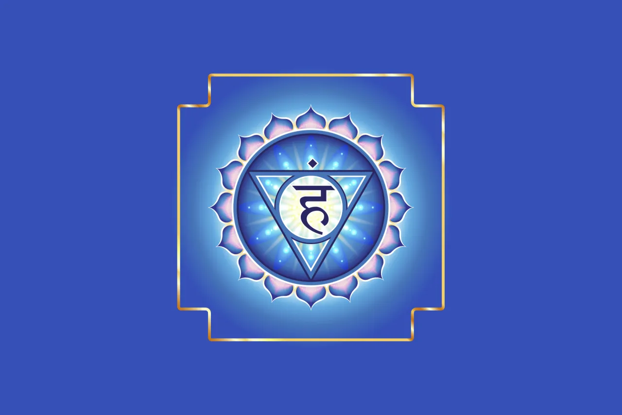 Czakra gardła Vishuddha grafika