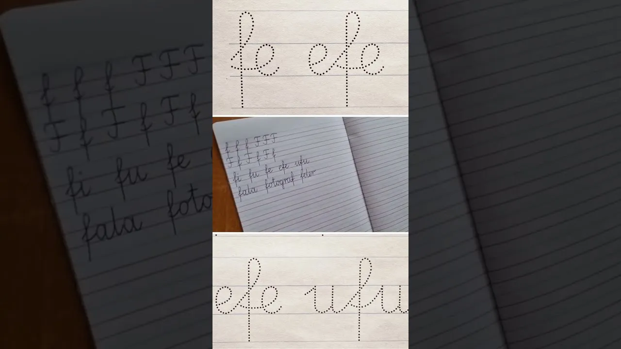 łączenie pisanej litery i z innymi literami