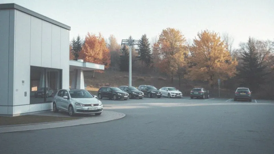 G&oacute;ra Żar parking dolna stacja kolejki