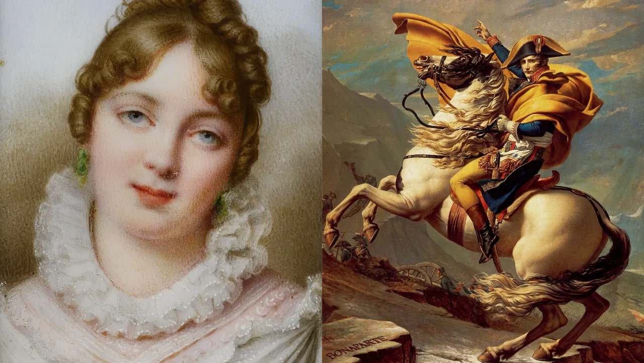 Portret kobiety i Napoleon na koniu. Ciekawe ciekawostki o Napoleonie Bonaparte i jego czasach.