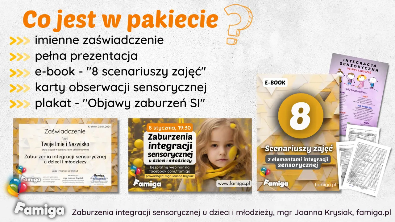 dziecko z zaburzeniami integracji sensorycznej prowadzi dziennik