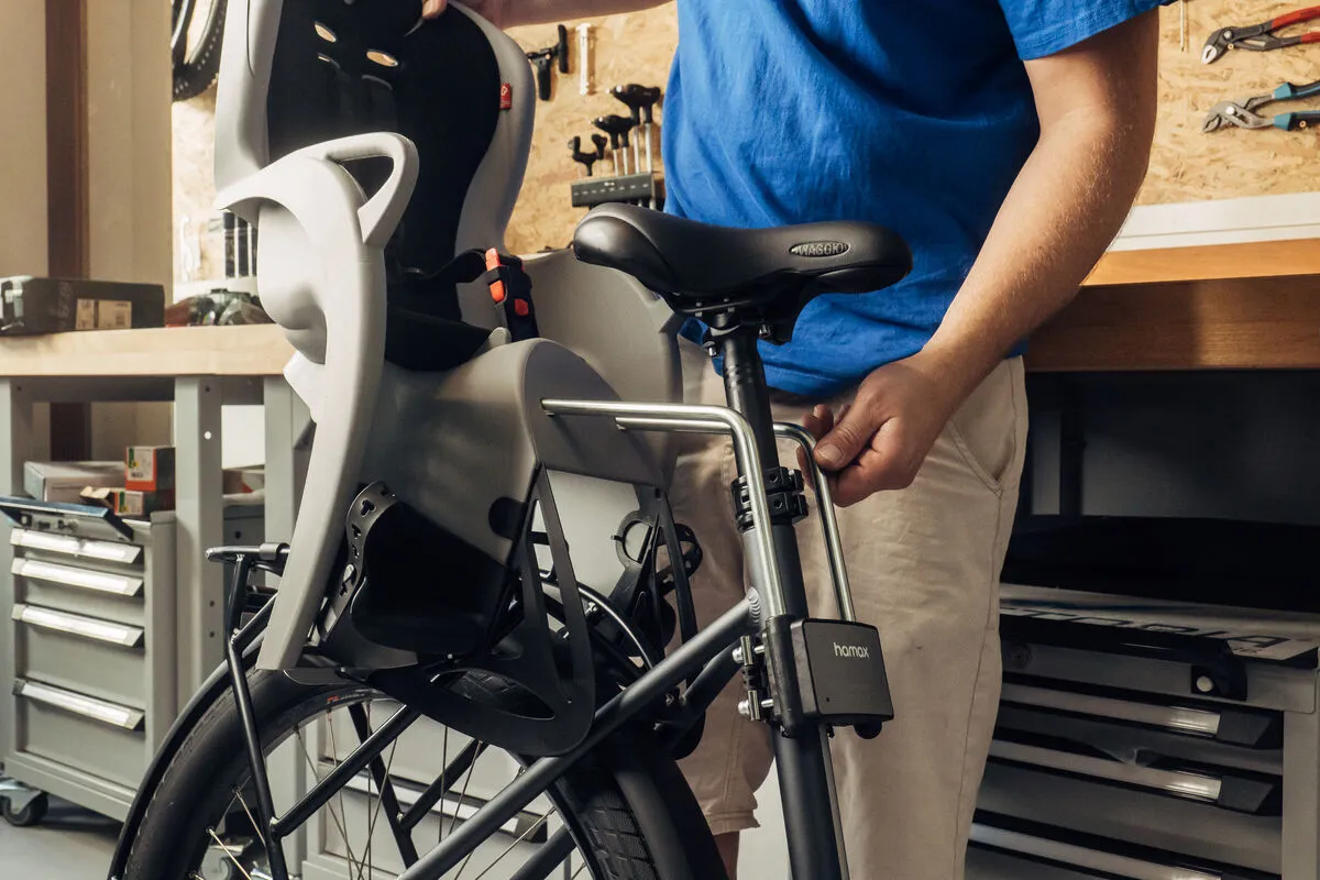 Fahrradrahmen Kindersitz Montagepunkte