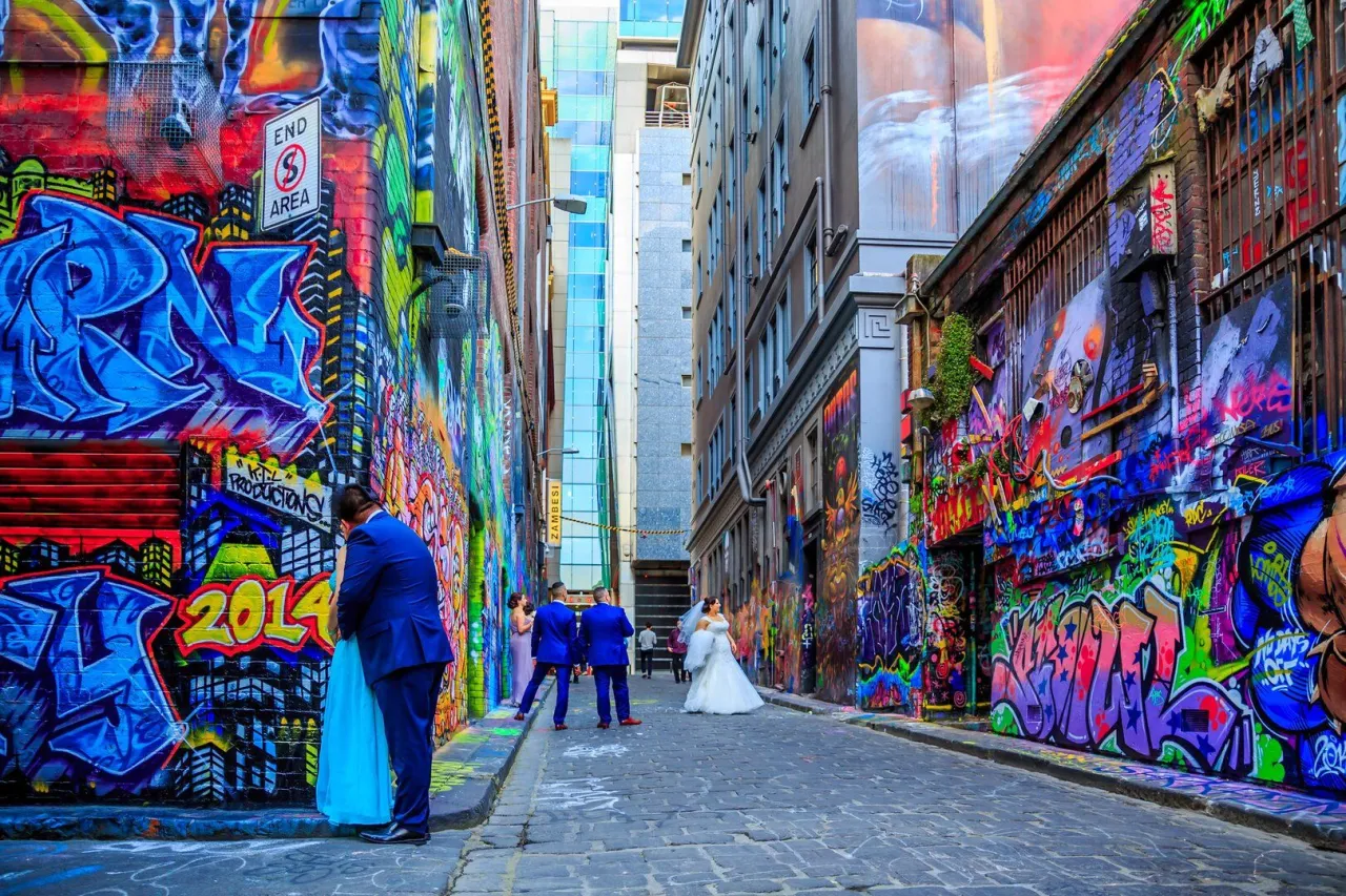Hosier Lane Graffiti Melbourne