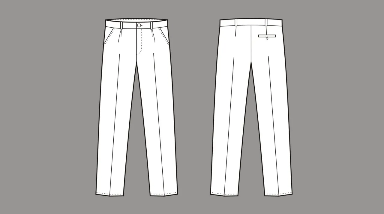 Jak złożyć spodnie w kant krok po kroku