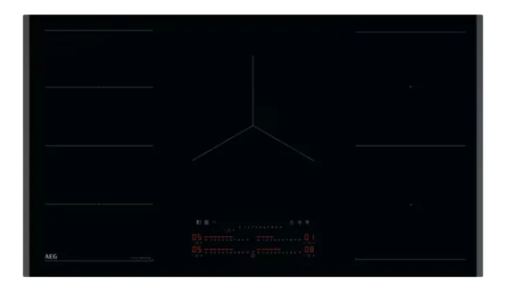 płyta indukcyjna pola grzewcze flex bridge