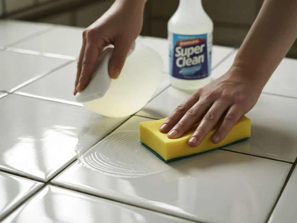 domowe sposoby czyszczenia płytek z połyskiem ocet soda płyn do naczyń