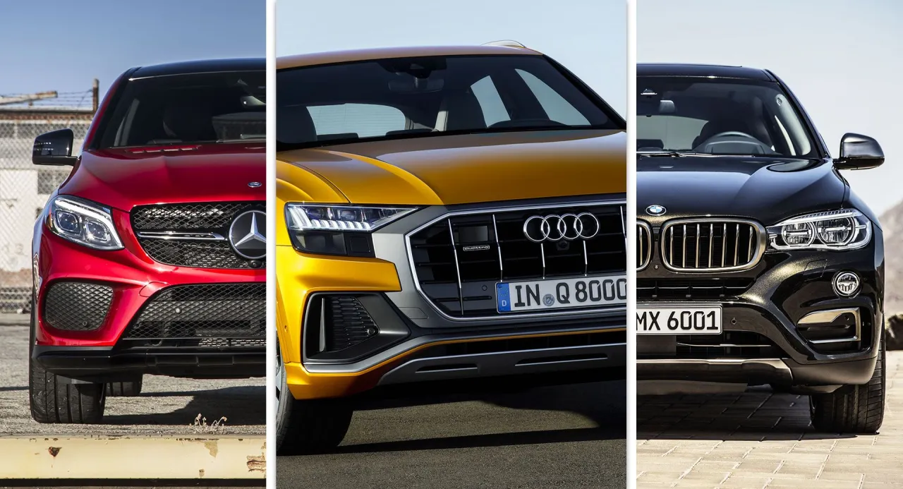 BMW X6 vs Audi Q8 vs Mercedes GLE Coupe