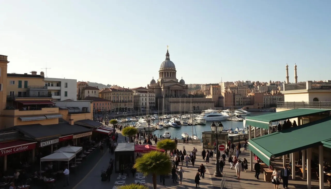 Mapa Marsylii dzielnice bezpieczeństwo