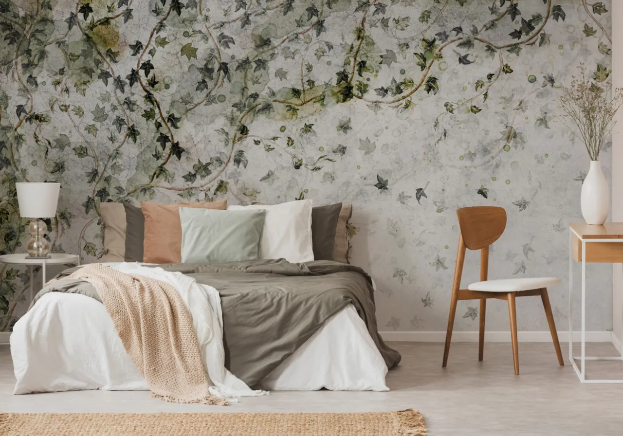 inspiracje tapety do sypialni