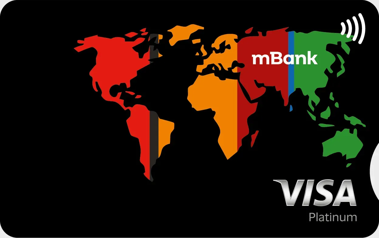 mBank karta wielowalutowa, płatności w euro za granicą