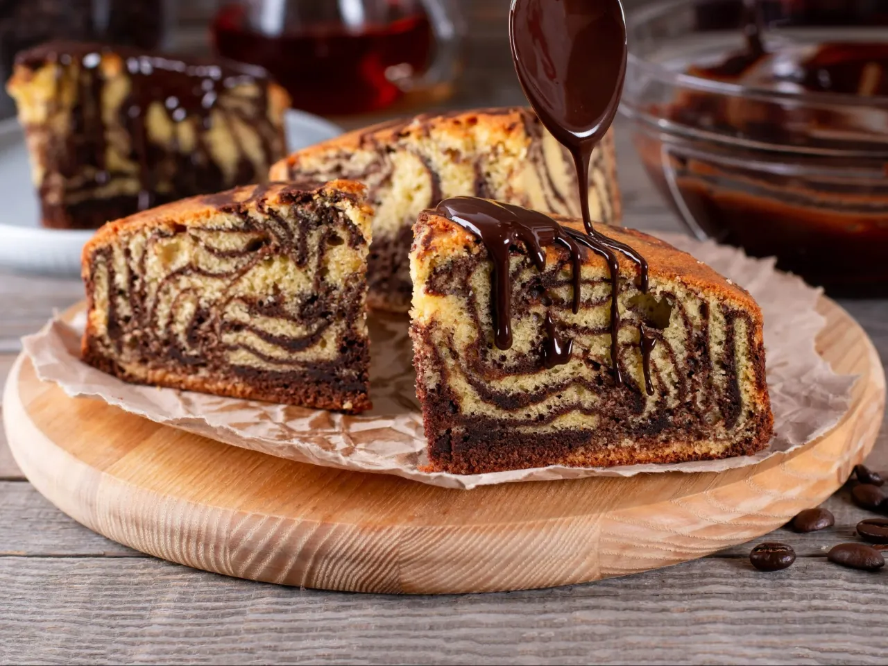 Wskazówki pieczenie ciasta zebra