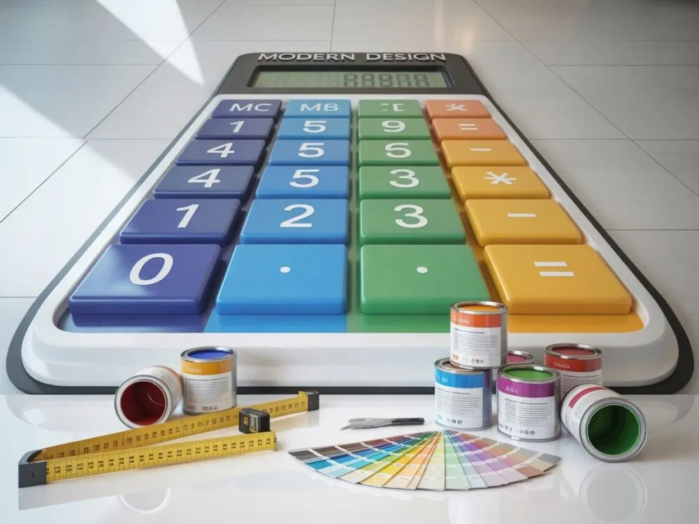 próbki kolorów na ścianie planowanie malowania