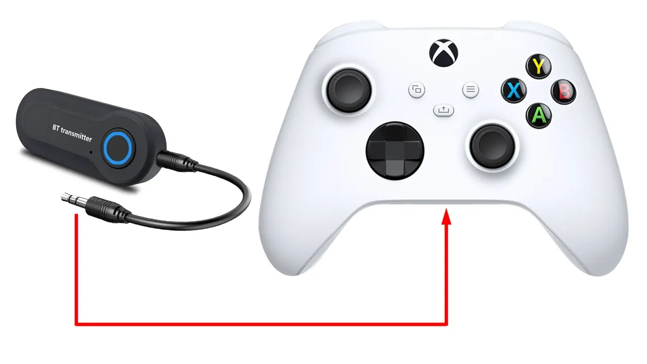 Adapter Bluetooth do podłączenia słuchawek bezprzewodowych do Xbox One.