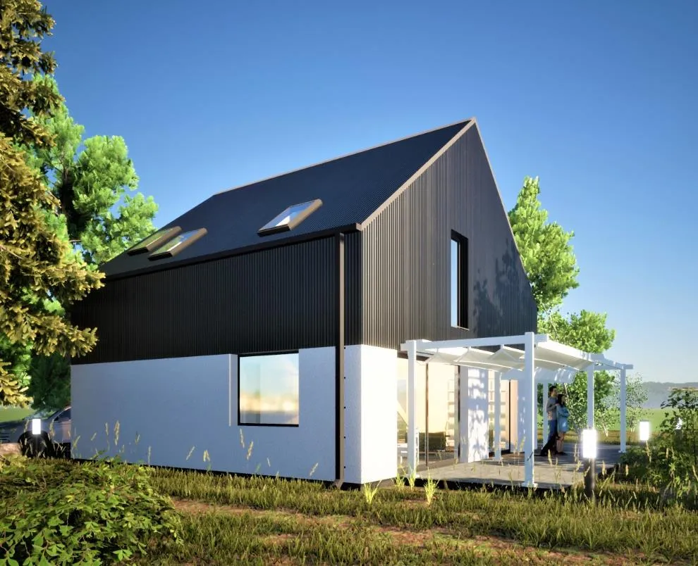 dom prefabrykowany szkielet drewniany keramzytobeton por&oacute;wnanie