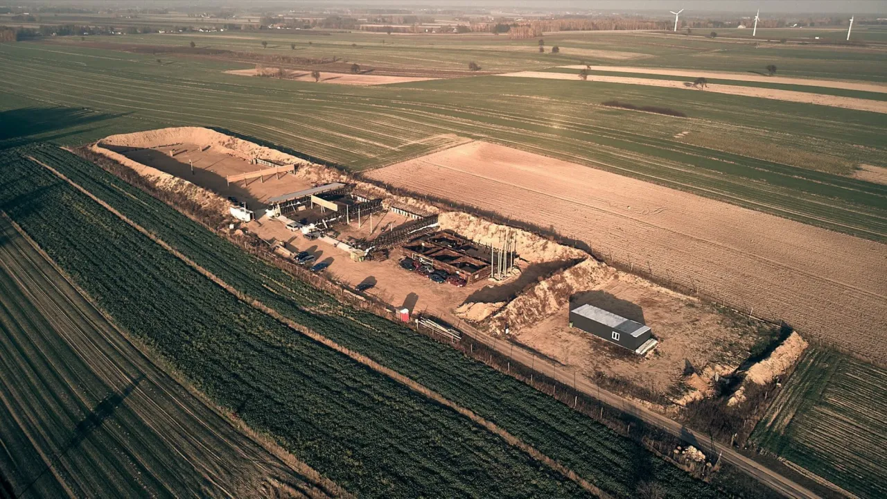 Strzelnica Stone Range z lotu ptaka